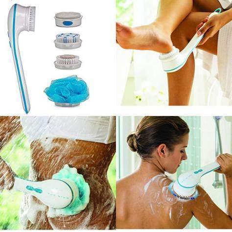 Spin Spa Body Brush With 5 Attachments