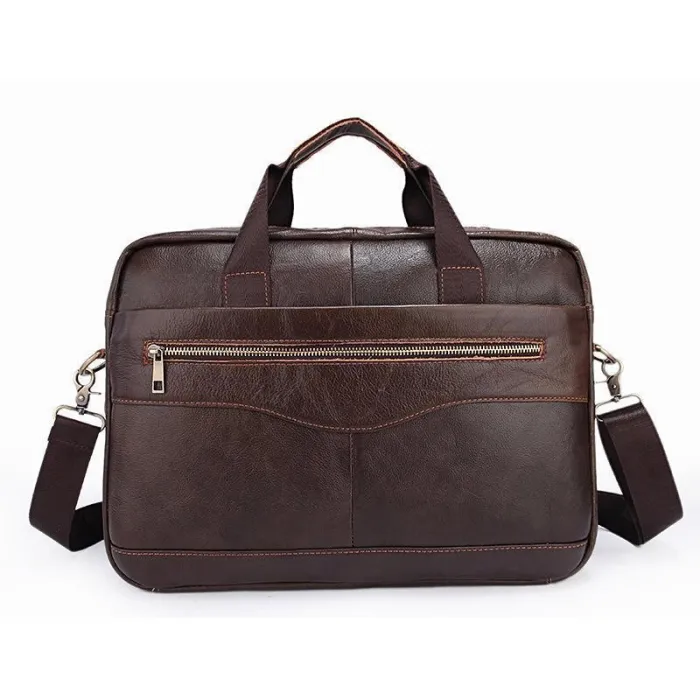 Leather Briefcase Laptop Handbag Messenger Business Bag