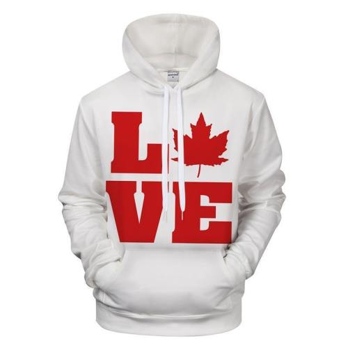 Love A Canadian 3D - Sweatshirt, Hoodie, Pullover