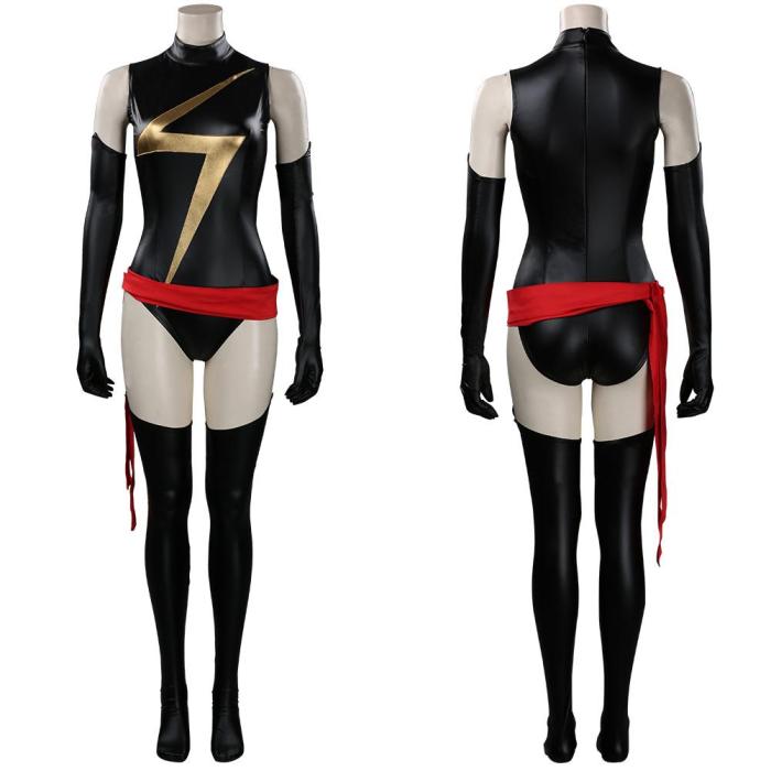Ms. Marvel Jumpsuit Outfits Halloween Carnival Suit Cosplay Costume