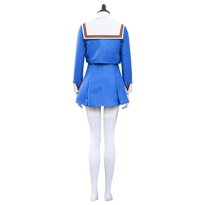 High-Rise Invasion Shinzaki Kuon Uniform Outfits Halloween Carnival Suit Cosplay Costume