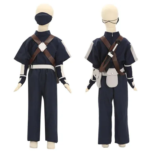 Child Size Kids Size Young Kakashi Hatake From Naruto Halloween Cosplay Costume