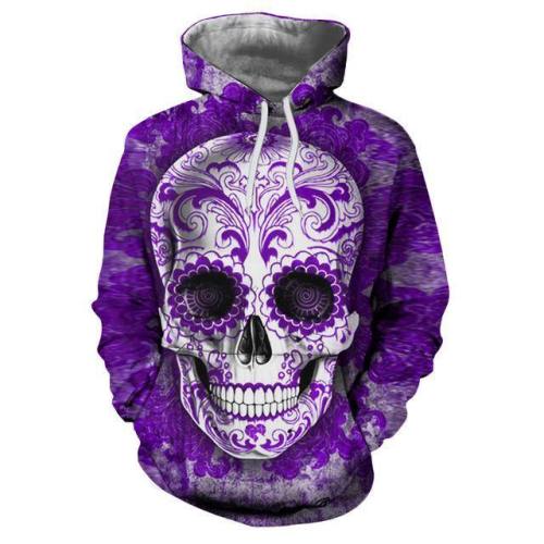 Artistic Skull 3D Sweatshirt, Hoodie, Pullover