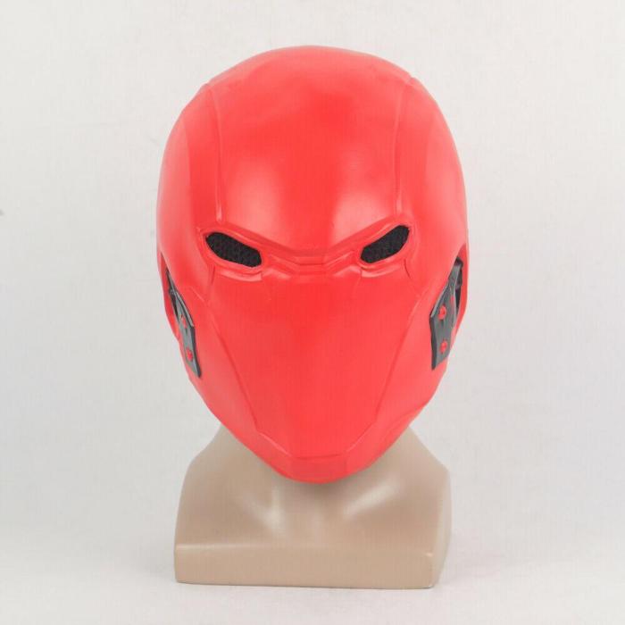 Red Hood Jason Todd Robin Full Head Mask Cosplay Superhero Halloween Costume Props Mask