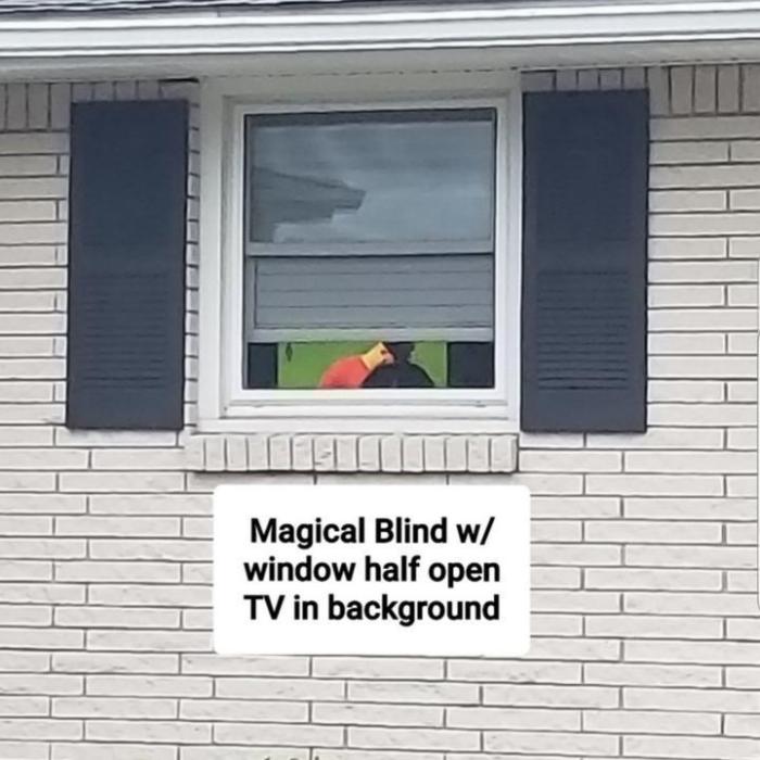 1-Way Vision Horizontal Blinds (Applies To Exterior)