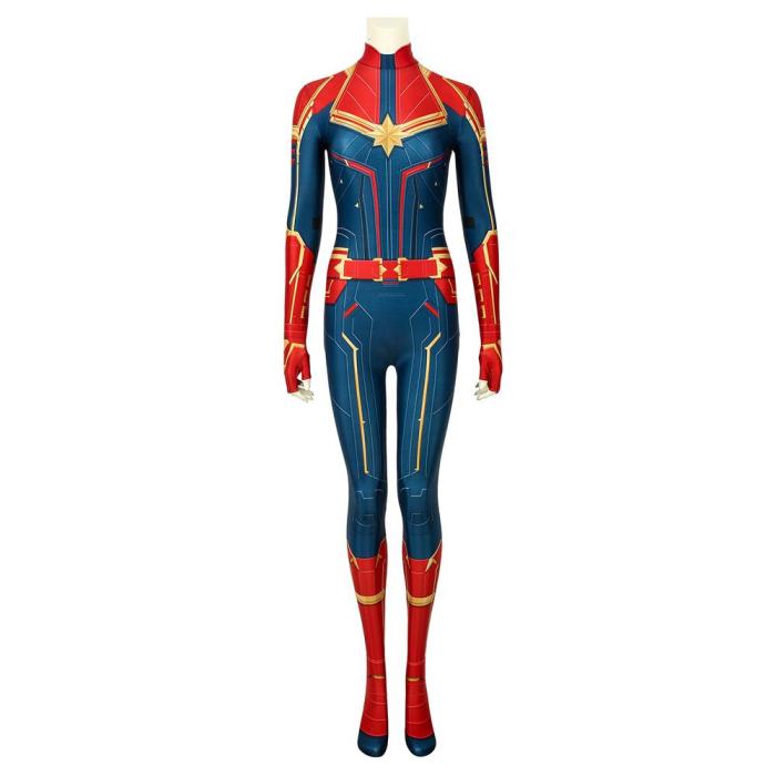 Carol Danvers Jumpsuit Cosplay Costume -