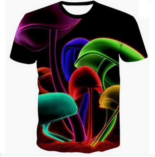 Hipster Infected Mushroom 3D T-Shirt V10
