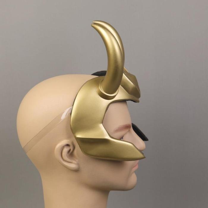 Loki  Pvc Crown Horns Helmet Halloween Cosplay Costume Props