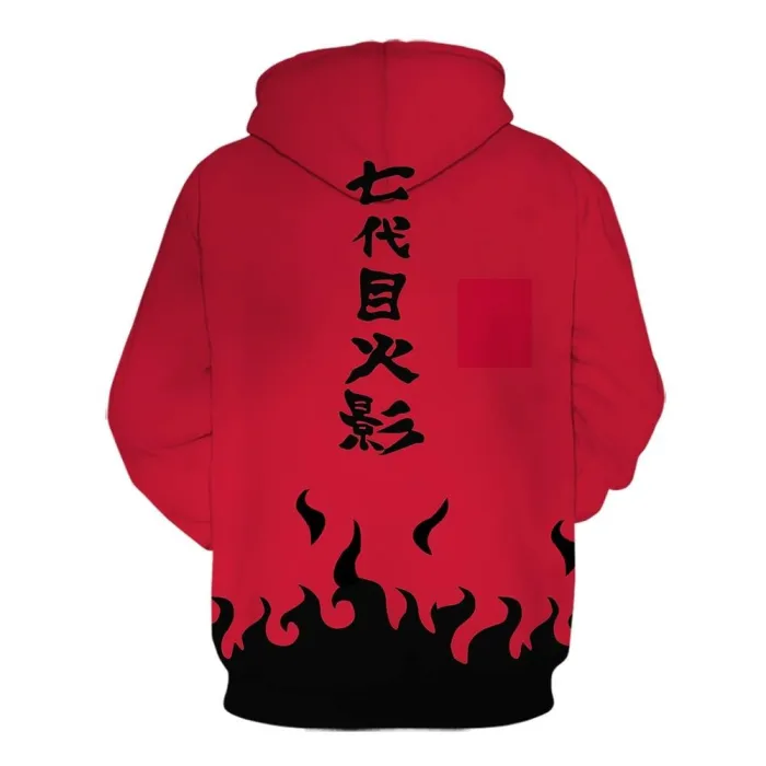 Harajuku Anime Hoodies Naruto Atake Kakashi 3D Printing Pullover Sweatshirt