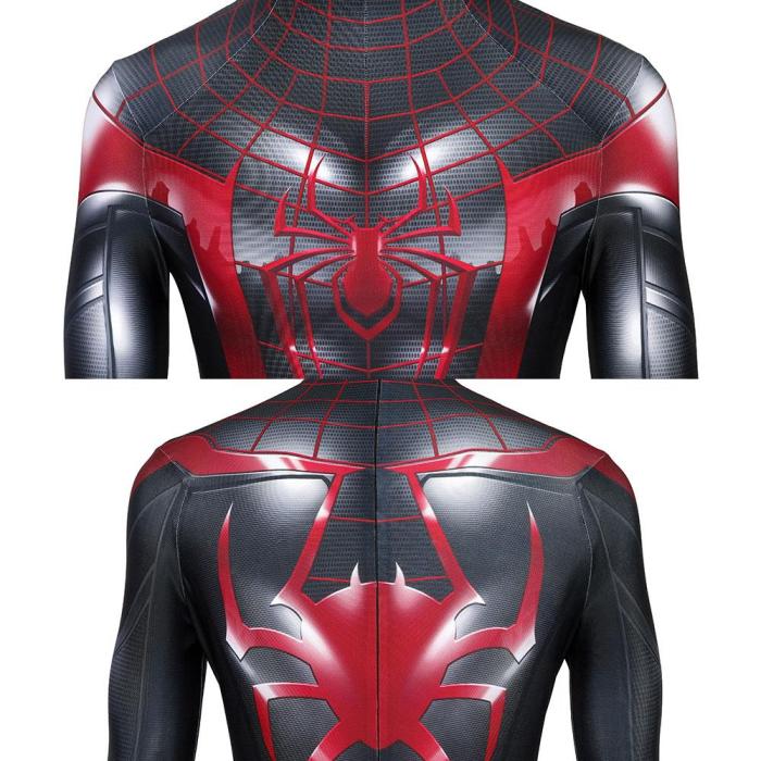 Spider-Man Miles Morales Advanced Suit Ps5  Spider-Man: Miles Morales Jumpsuit Cosplay Costume -