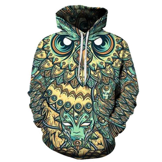 Owl God Of Dreams 3D Sweatshirt Hoodie Pullover