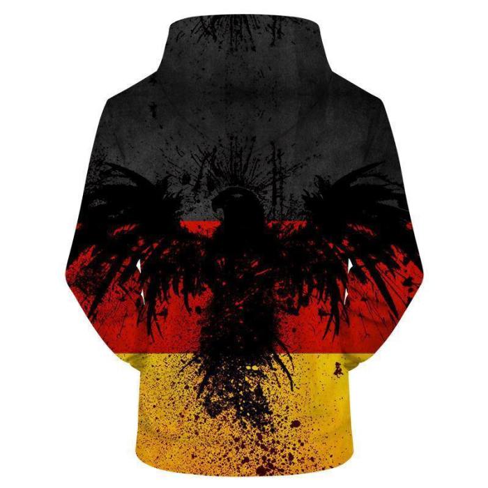 Germany Eagle 3D - Sweatshirt, Hoodie, Pullover