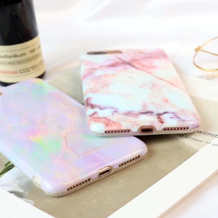Pastel Marbled Phone Cases