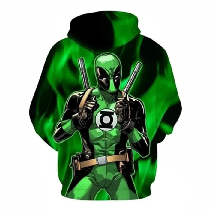 Dc Detective Comics Green Lantern Alan Scott Movie Cosplay Unisex 3D Printed Hoodie Sweatshirt Pullover