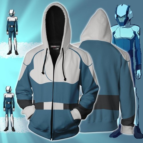 Gundam Seed Anime Andrew Waltfeld Cosplay Unisex 3D Printed Hoodie Sweatshirt Jacket With Zipper
