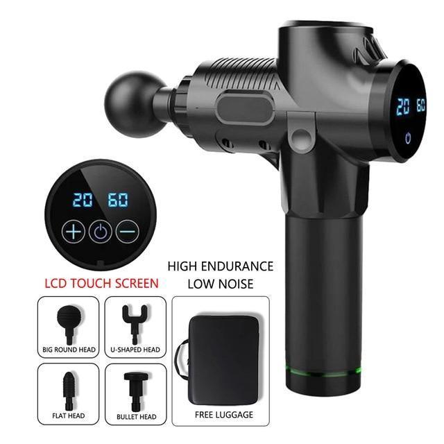 Lcd Deep Muscle Massage Gun Massage Pistol