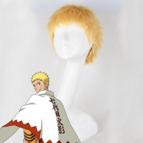 7Th Hokage Uzumaki Naruto From Naruto Halloween Golden Cosplay Wig