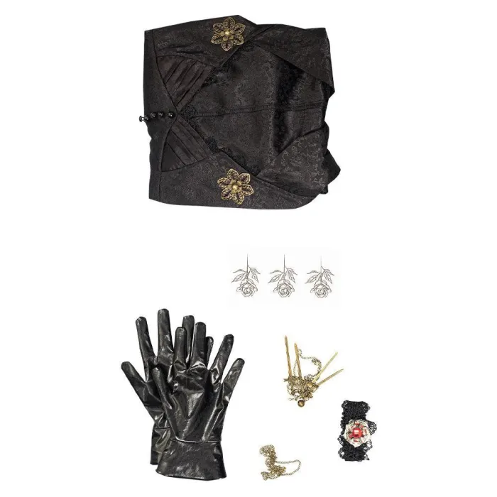 Resident Evil Village Lady Dimitrescu'S Daughter Vampire Lady Dress Outfits Halloween Carnival Suit Cosplay Costume