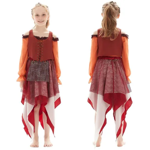 Hocus Pocus Mary Sanderson Halloween Costumes For Girls Kids Children Cosplay Costume