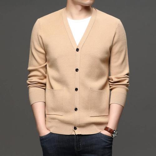Men'S Business Cardigan Casual Style Knitting Sweater