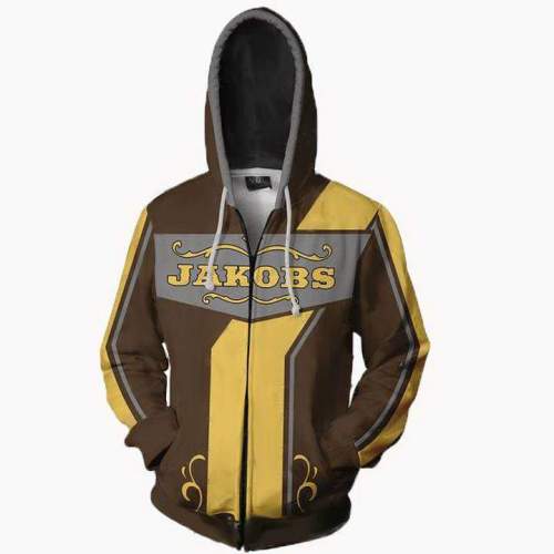 Borderlands Jakobs Game Unisex 3D Printed Hoodie Sweatshirt Jacket With Zipper
