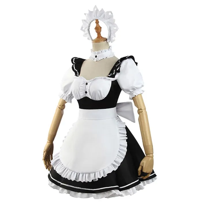 Anime Date A Bullet Tokisaki Kurumi Maid Dress Halloween Carnival Suit Cosplay Costume