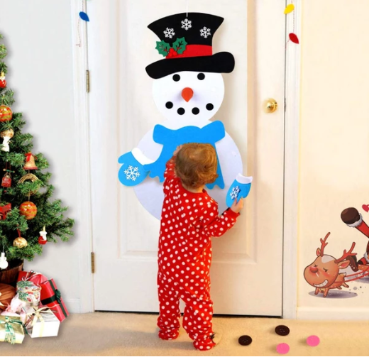 Diy Felt Christmas Tree/Snowman
