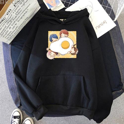 Anime  Wonder Egg Priority Printed Kawaii Aesthetic Korean Hoodie Cute Oversize Sweatshirt