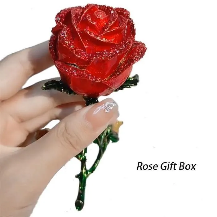 Magic Lucky Four Leaf Clover Necklace(Rose Gift Box Included)