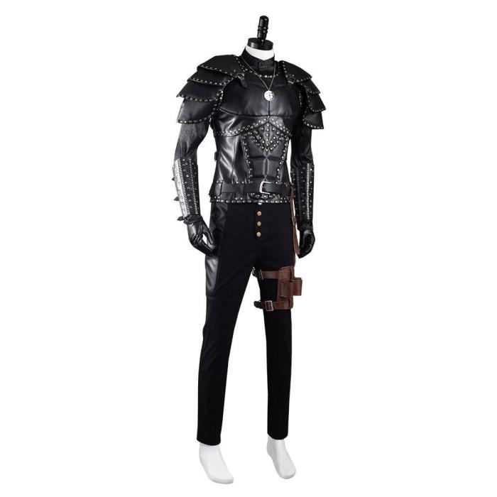 The Witcher Geralt Of Rivia Outfits Halloween Carnival Suit Cosplay Costume