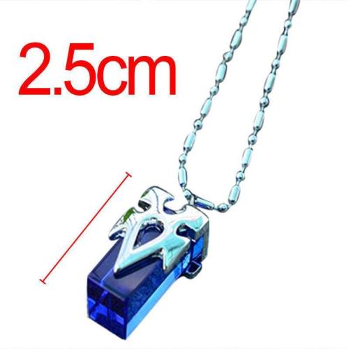 Sword Art Online Blue Metastasis Crystal Necklace