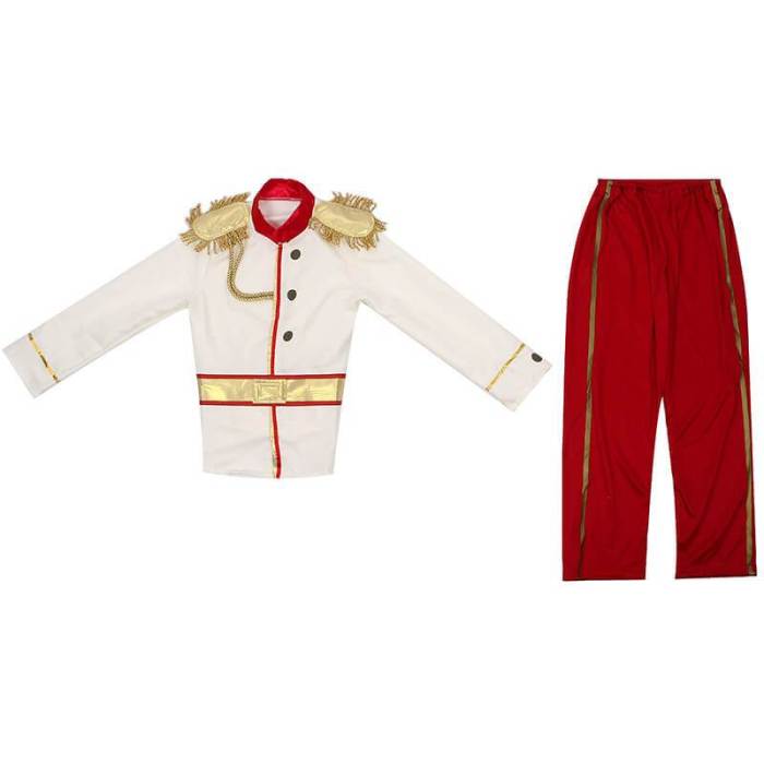 Kids Boys Middle Ages Noble Royal Prince Cosplay Costume Carnival Suit