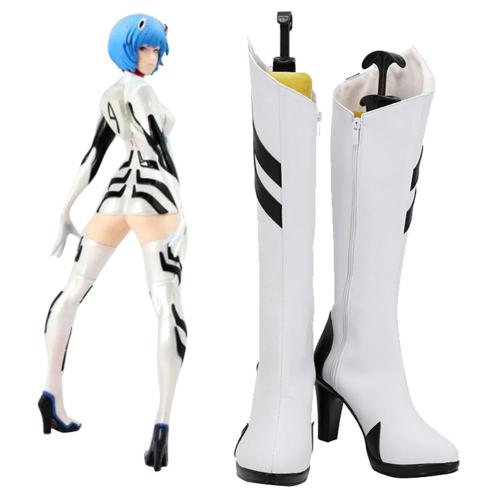 Neon Genesis Evangelion Ayanami Rei Boots Halloween Costumes Accessory Cosplay Shoes