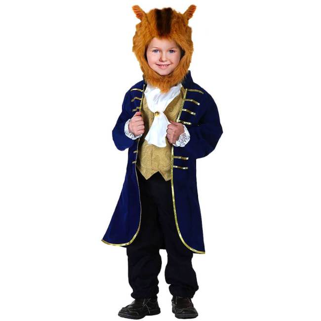 Kids Boys The Beast Halloween Cosplay Prince Dress Up Costume