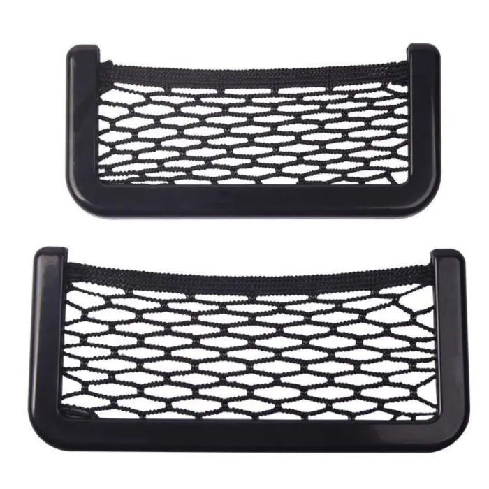 Auto Storage Net Bag With Sticker Elastic Storing Net Car Styling Inner Accessories