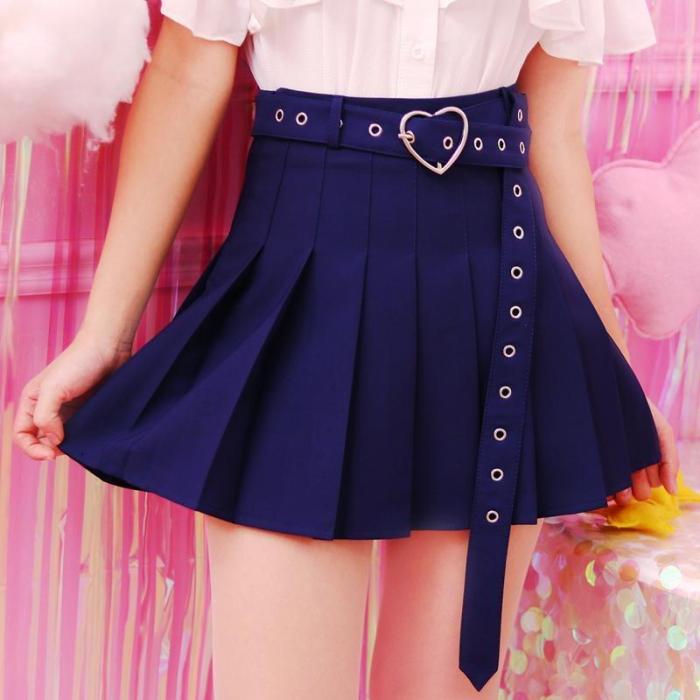 Belted Heart Skirt