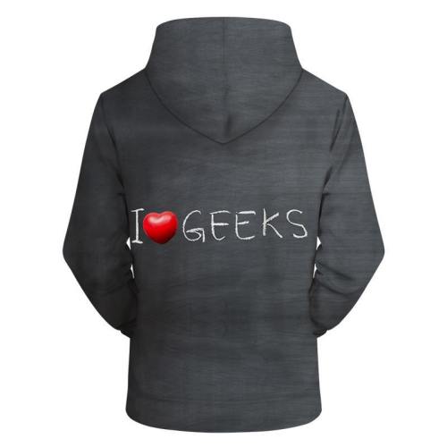 Love Geeks 3D - Sweatshirt, Hoodie, Pullover