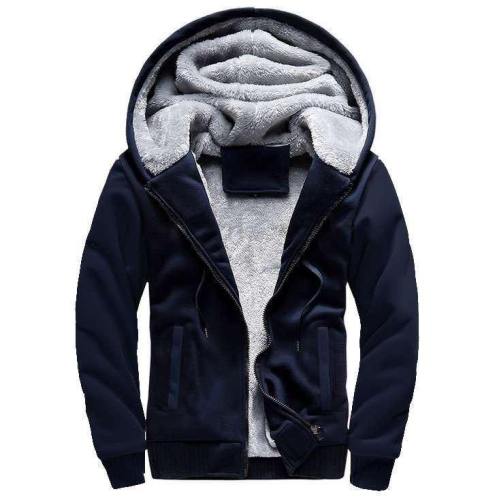Men'S Sports Casual Zipper  Sweatshirt Fleece Hoodies