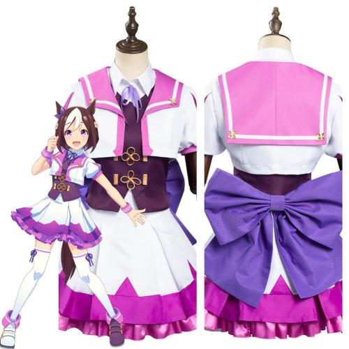 Pretty Derby Special Week School Uniform Dress Outfits Halloween Carnival Suit Cosplay Costume