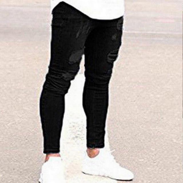 Fashion Slim Pencil Pants Streetwear Jeans