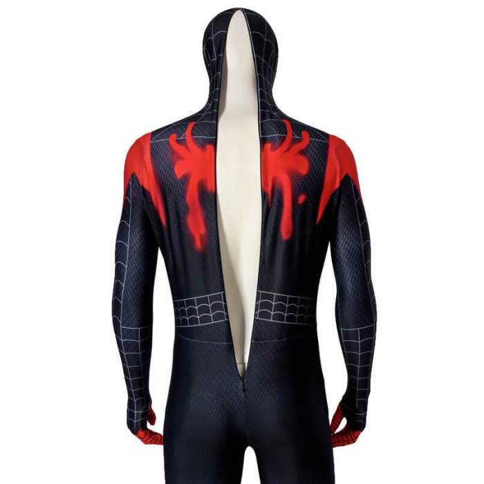 Spider Into The Verse Miles Morales Jumpsuit Bodysuit Cosplay Costumes
