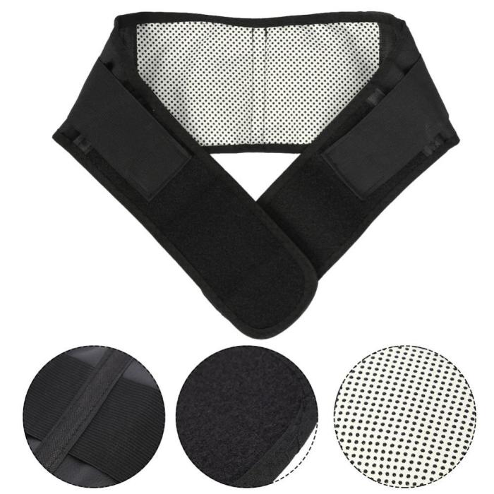 Magnetic & Heat Therapy Lumbar Support - Tourmaline Self Heating Belt
