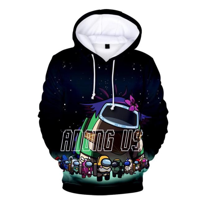 Adult Style-11 Impostor Crewmate Among Us Cartoon Game Unisex 3D Printed Hoodie Pullover Sweatshirt