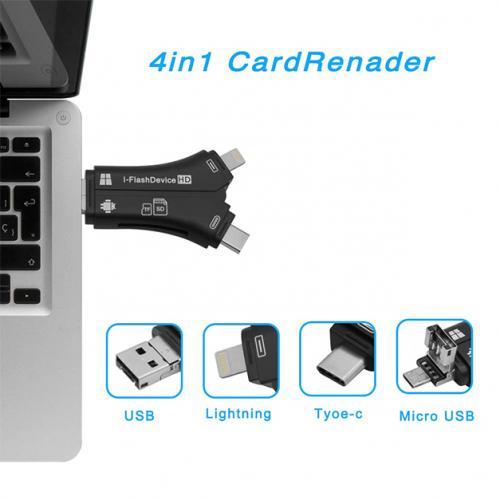 4-In-1 Sd Memory Card Reader