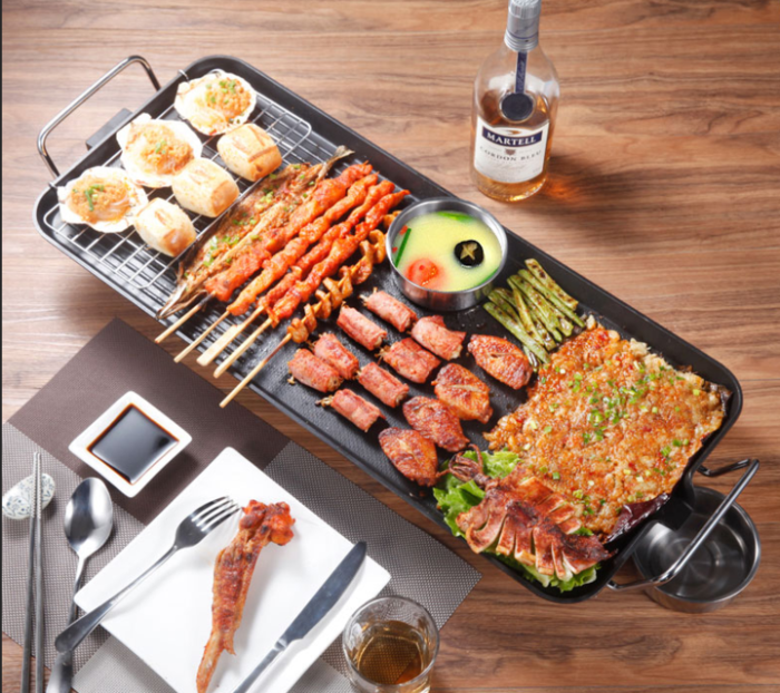 Smart Nonstick Electric Grill Pan