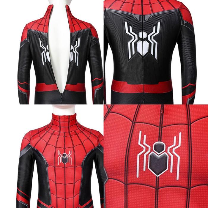 Kids Spider-Man Peter Parker The Upgraded Suit Spider-Man: Far From Home Cosplay Costume -
