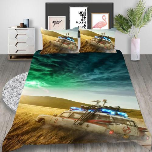 Ghostbusters Cosplay Bedding Set Duvet Cover Pillowcases Halloween Home Decor