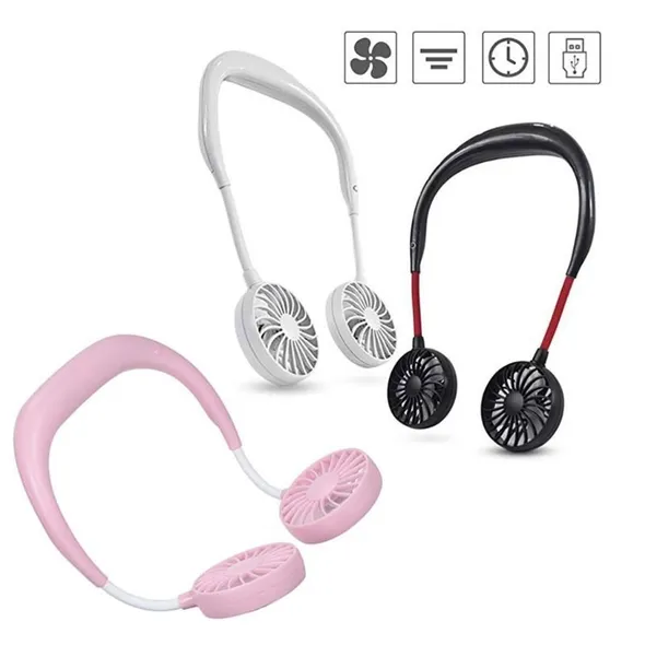 Portable Hand-Free Neckband Fan