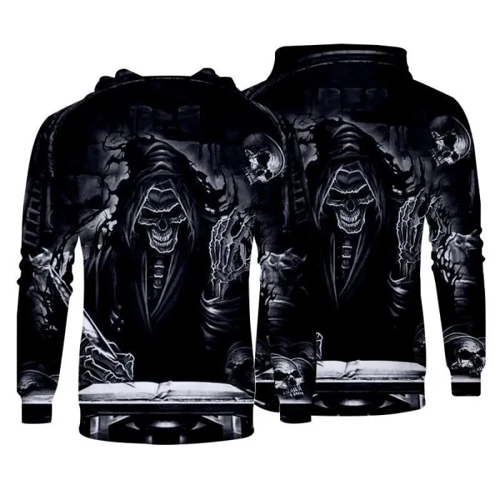 Men Hoodies Top Pullover Sweatshirt Hoodies Print Men Picture Clothing