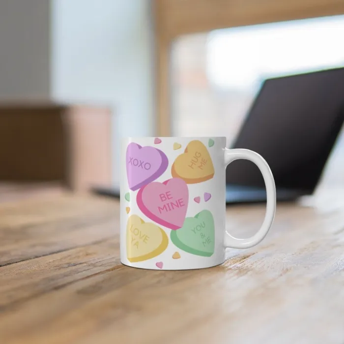 Candy Hearts - Mug 11Oz